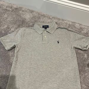 BOYS polo Heathered gray
